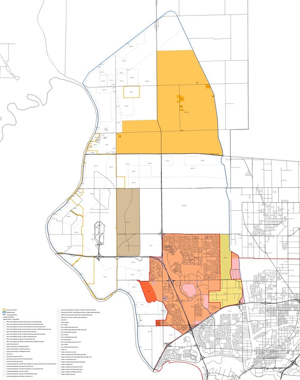 HCP Permitted lands including City of Sacramento, Sacramento