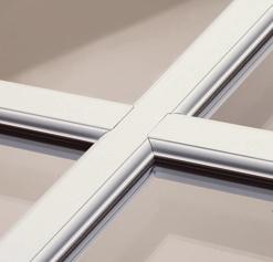 An optional Flat Casing surround simulates the look of a traditional wood window.