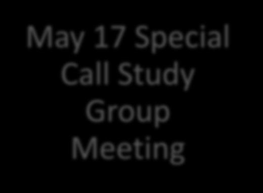 May 17 Special Call 