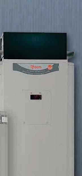 Rheem s Equa-Flow system means there s enough flexibility to suit most water heating applications. Controls are easy to set or adjust, and include several key performance and safety features.