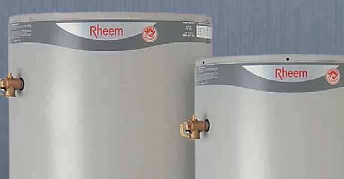 Full flow 50mm fittings Vitreous enamel, carbon and stainless steel 325 to 5000L capacity STORAGE TANKS Rheem commercial storage tank 610 Series The Rheem 610 series commercial storage tanks offer