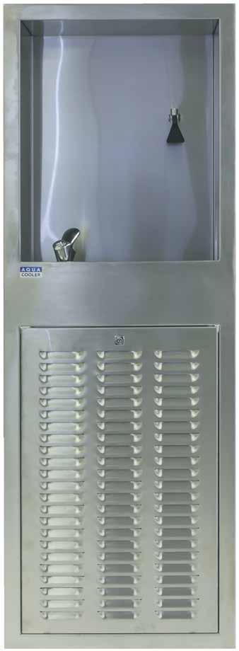 IB Series Recessed Water Cooler The Perfect Water Cooling Solution for High Traffic Areas Being recessed into a wall this model is perfect for