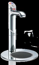 and effective collection of waste water from a HydroTap font.