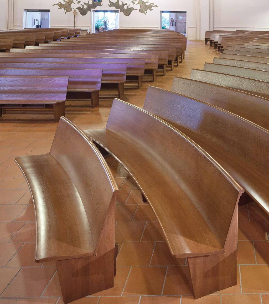 Saint Francis of Assisi Triangle, Virginia The parish is thrilled with the quality of our new Sauder Worship Seating pews.