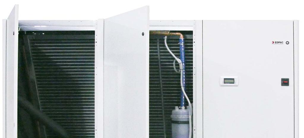 The EC Plug fan range of Chilled Water & DX Air Cooled units comprises 7 sizes with