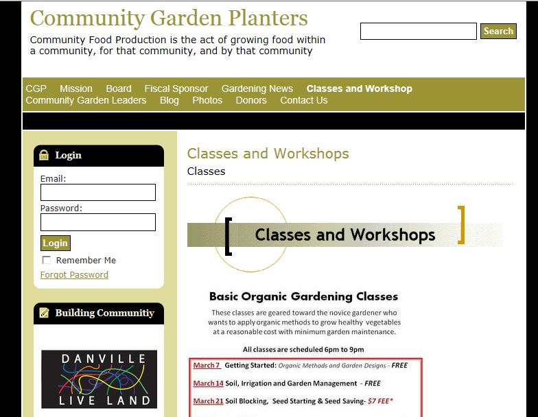 Website communitygardenplanters org.doodlekit.