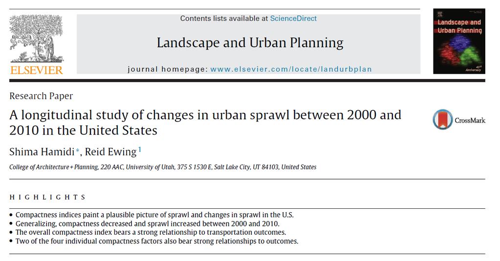 SLC Urbanized Area Sprawled Worse in 2010 than 2000