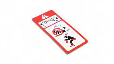 SAFETY decals DC-00 DECAL-WARNING