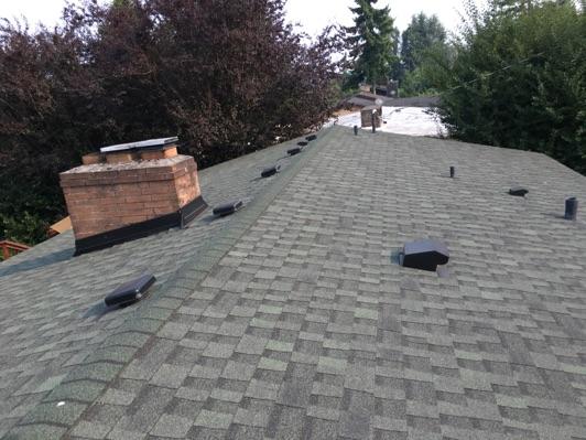 1. Roof Condition Roof Architectural Composition shingle. Roof surface is appeared in good condition overall.