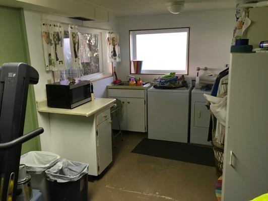 1. Condition Basement Laundry Room Ceiling and walls are in good condition overall. Accessible outlets operate.