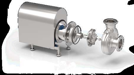 MFP The Packo pumps of the MFP series are used on the most demanding hygienic applications in almost all industries such as dairies, breweries, beverage industry, distilleries, etc.