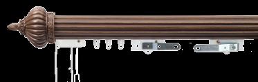 Heavy-Duty System is recommended for heavier treatments with lining ideal solution for treatments mounted over 10 from floor longer lengths are versatile for residential or commercial projects How to