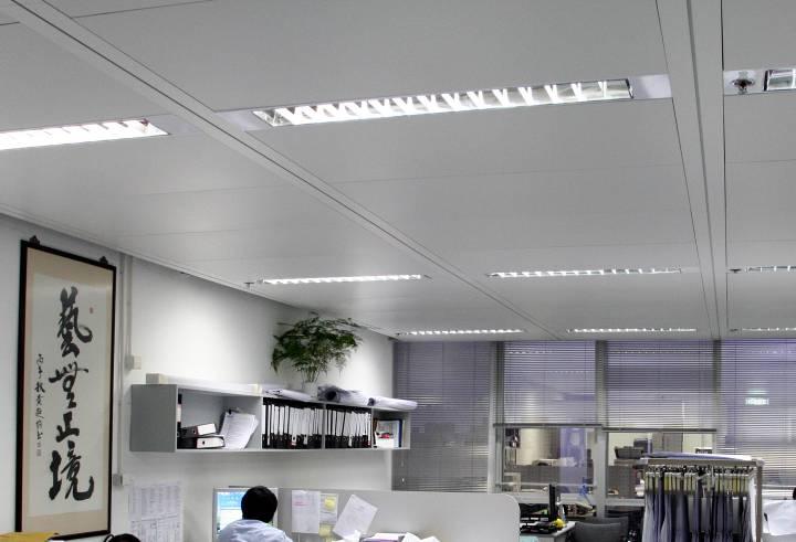 Office Floors 办公室 Chilled ceiling system