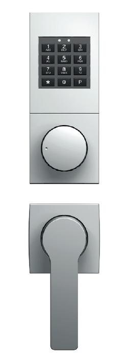 An optional handle is also available to complete the modern design input unit.
