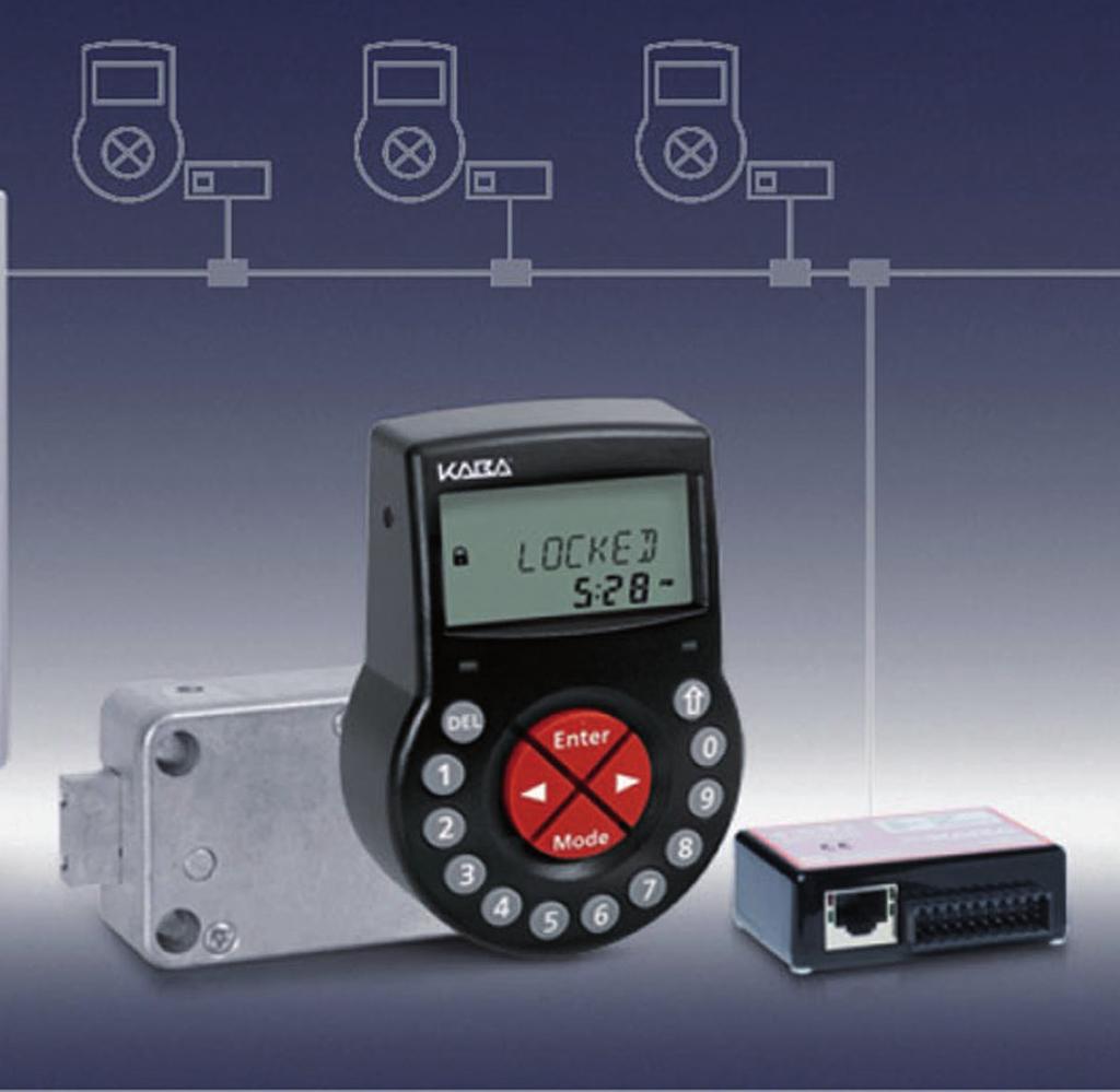 Axessor IP Modular, Flexible, Networked Axessor Features Patented motor lock with automatic locking Deadbolt Standard footprint High quality, rugged metal input unit with elegant design LCD display