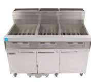 1814 High-Production Gas Fryers Conserve Oil, Energy and Space Coming from a supplier with over 75 years of commercial frying leadership, the Frymaster 1814 gas, high-production, tube fryers have