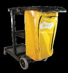 Strap-secured lid for easy emptying Uniquely designed interior straps hold poly bag securely out of sight Balanced light-touch door hides refuse and keeps out rain and