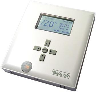 Digital, 7 Day, 2 Occupied & 2 Unoccupied Periods for Each Day of the Week Programmable Thermostat...P/N 50248 Three stage heat/three stage cool. Manual or auto changeover. Fan: Auto & On.