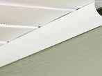 Recessed Crown Molding Our patented twist-intoplace soffit