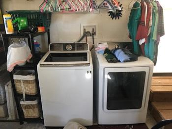 1. Location Garage Laundry 2. Condition Ceiling and walls are in good condition overall. Accessible outlets operate.