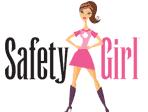bag stand with bags Signage Merchandise stands Customizable signage SAFETY GIRL Women s Hi-Viz