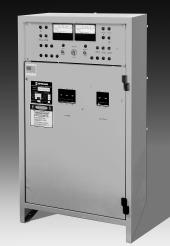 SCR/SCRF BATTERY CHARGER DC OUTPUT TABLE VDC NOM- INAL FLOAT ADJUSTMENT RANGE (VDC) EQUALIZE ADJUSTMENT RANGE (VDC) ADC SIZE RANGE AVAILABLE (1) LEAD-ACID CELL CAPABILITY (2) (NO.