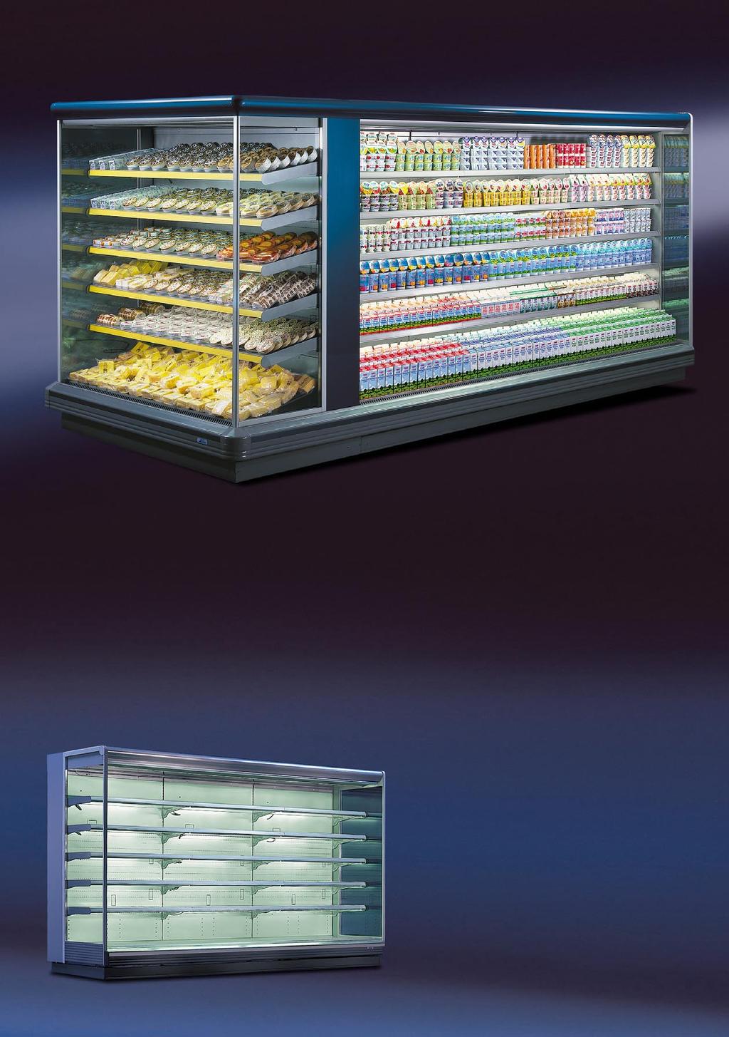 With refrigerated display cases from Linde you win every time: They offer flexibility in interior fittings for perfect matching to all product selections.