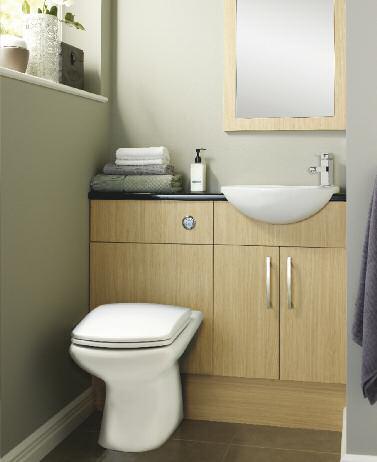 SPACE SAVING BATHROOM FURNITURE Designed to fit the smallest spaces, this functional range is perfect for a traditional or contemporary look whilst maximising storage