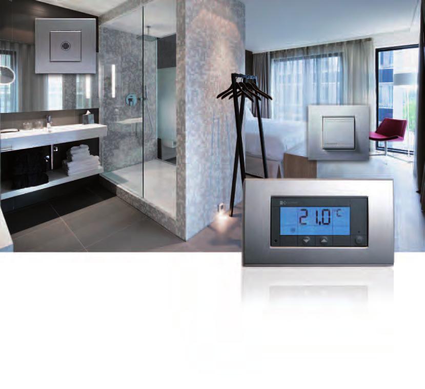 Clima e-room Radiant Intelligent Climate Control for Underfloor Heating and Cooling Systems 2 Application Two Zones with Underfloor Heating/Cooling Zone 2 Tª Sensor Window Contact AC.