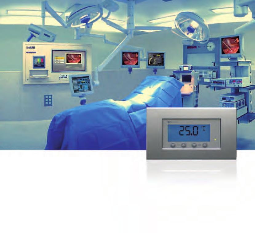 Visualization e-clima Temperature, humidity and pressure display Applications: 1 2 Operating Room White Room Weather parameters under control e-clima is a device that provides temperature, relative