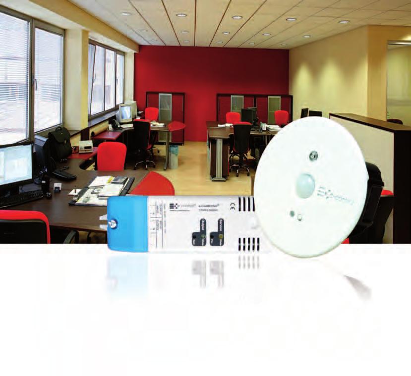 Sensors e-savelux Automatic light dimming in buildings Mains electrical network LonWorks PowerLine Zone 1 Zone 2 Zone 3 Maximum savings, minimum installation EC.510200-000 MS.