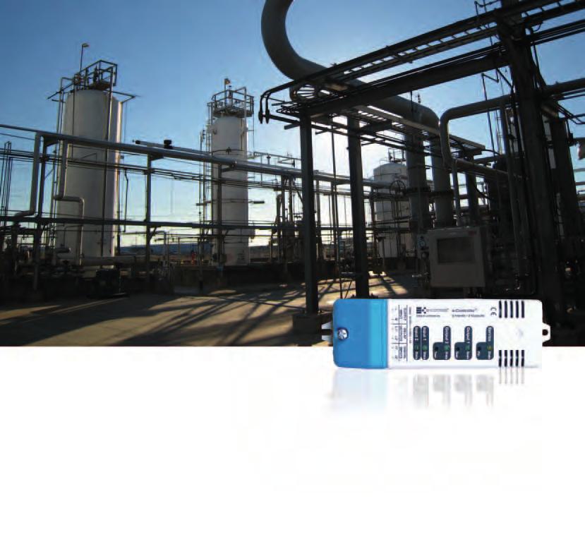 Industry e-controller 2In2Out Autoinstall Switching contacts remote control through the mains electrical network Applications: 1 Water Treatment Plant Inputs and outputs remotely controllable with no