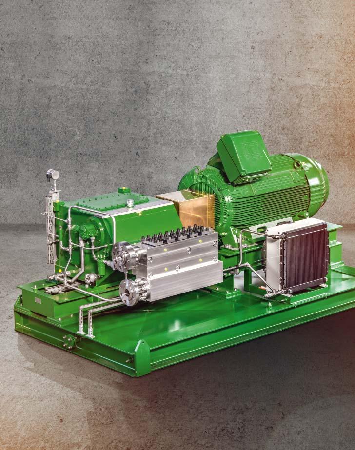 LEWA Plunger pumps References 09 Industry: Oil & Gas Installation location: Bolivia Application: Conveying purified water in a natural gas field with a flow rate of