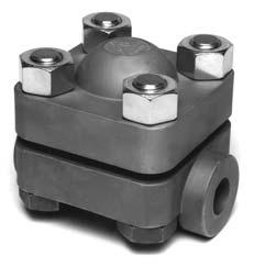 SH Series Superheat Traps Bimetallic Steam Traps for Superheat Conditions For pressure to 1,800 psig (124 bar) cold water capacities to 6,500 lb/hr (2,950 kg/hr) Description Armstrong s SH Series