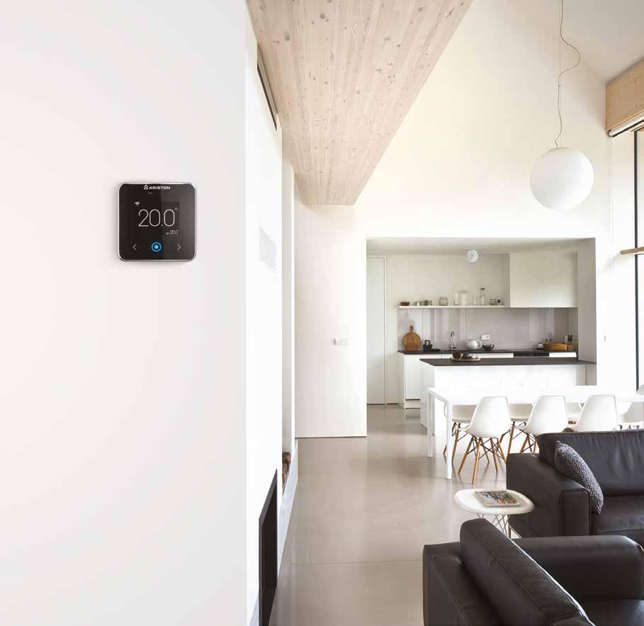 CUBE RANGE THERMOREGULATION AND CONNECTIVITY CUBE WIRELESS ROOM SENSOR / Up to 6 direct heating zones control thanks to wireless zone