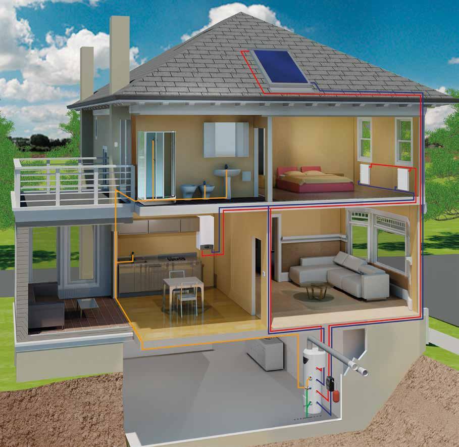 ACHIEVABLE RESULTS OVERALL ENERGY SAVING / YEAR: CO 2 SAVING / YEAR: EQUAL TO TREES: 30% 2150 kg 179 Estimation based on a mono familiar dwelling of 200 sqm in Rome.