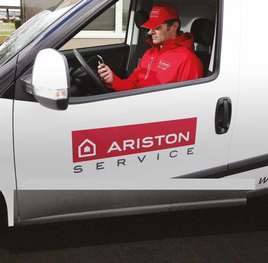 FIRST CLASS SERVICE Ariston SERVICE model is designed to offer efficiency and professionalism to all its customers.