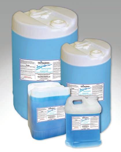 Detergent Sanizyme Triple Enzymatic Detergent Sanizyme is a proprietary blend of
