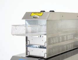 instruments in less time Automatic tray elevator safely raises and lowers for ease of use and operator safety Slide-and-lock trays