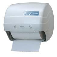 Roll Towel ispensers. INTEGR ROLL TOWEL ISPENSER SN JMR Universal dispenser works with any brand or quality of hardwound roll towels. Easy-to-load and dispenses with simple push of lever.