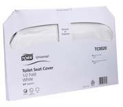 Toilet Seat overs & ispensers/hild are/mats. TORK UNIVERSL TOILET SET OVERS S TISSUE n easily dispensable, ready-for-use format.