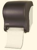 10 1 2w x 8 5 8d x 15 3 4h. K 09703 IN-SIHT Lev-R-Matic Roll Towel ispensers utomatic feed lets you load with one hand! liminates waste by dispensing one 8" dia. roll (up to 1,000 ft.) and one 3.