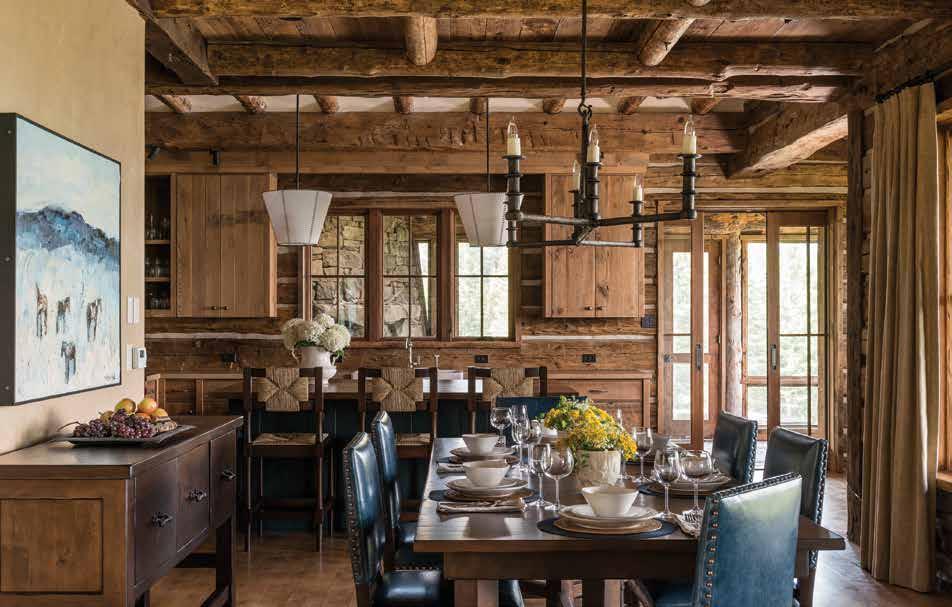On the northwestern edge of the Greater Yellowstone Ecosystem, an outdoors-oriented husband and wife made their dream a reality with the help of Bozeman-based Miller Architects and interior designer