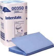 One at a time dispensing reduces waste. One-ply. White. No. Wipers/ox oxes/ 4.4 x 8.4 K 34155 280 60 14.7 x 16.6 K 34256 140 15.
