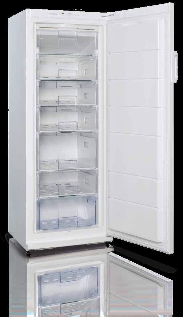 F 27FM NO FROST Freezers F 27FG Design line SNAIGĖ Ice Logic / A+ Storage time if power cut 18 h Mechanical control Noise level 41 db(a) Vertical door handle Freezing capacity in 24