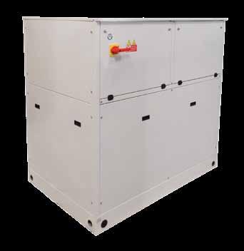 Water Cooled Chiller EWML RC 27 / 570 Cooling only Scroll Remote condenser R410A Cooling Capacity from 23 to 670 KW Size = 33 Refrigerant : R410A EER up to 4.40 ESSEER up to 6.