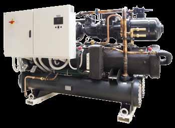 Water Cooled Chiller EWSL A 410 / 1610 Cooling only Screw Class A Energy Class More efficient A+ A B C D E F G Less efficient classa Cooling Capacity from 406 to 1604 KW Size = 14 Refrigerant : R134