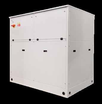 Water Cooled Chiller EWMH 27 / 570 Heat pump Scroll R410A Cooling Capacity from 23 to 670 KW Heating capacity from 27 to 828 KW Size = 33 Refrigerant : R410A EER up to 4.29 ESSEER up to 6.