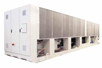 Air Cooled Chiller EQSL 300 / 1310 cooling only Screw Cooling Capacity from 299 to 808 KW Size = 20 Refrigerant : R-134a EER up to 2,79 ESSEER up to 3,34 Main Functions: Available with 2 cooling