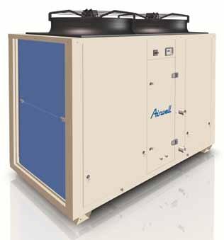 Air Cooled Chiller AQAH 45/125 Heat pump Scroll NEWS R410A Cooling Capacity from 46 to 122 KW Heating Capacity from 50 to 120 KW Size = 7 Refrigerant : R410A EER up to 3 ESSEER up to 4 COP up to 3,06